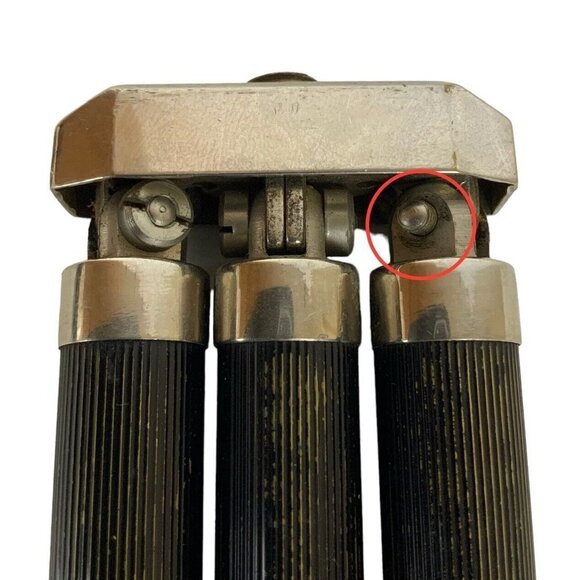 BKD Telescoping Travel Camera Tripod Case Stainless Steel Brass Legs Germany - Picture 7 of 13